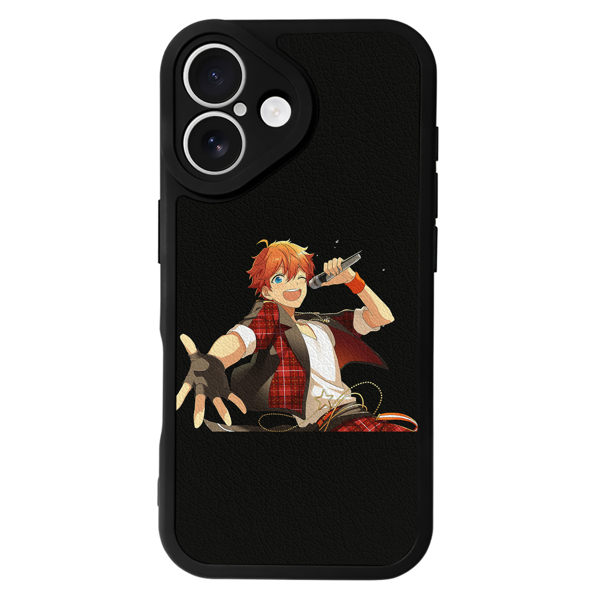 （画像用） あんさんぶるスターズ! Ensemble Stars 【iPhone 16シリーズ対応】シリコンスマホケース（レザー調） 材質：シリコン